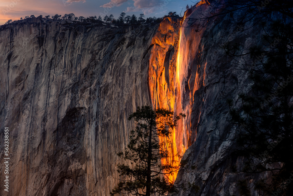 The Firefall on El Capitan, Yosemite National Park
